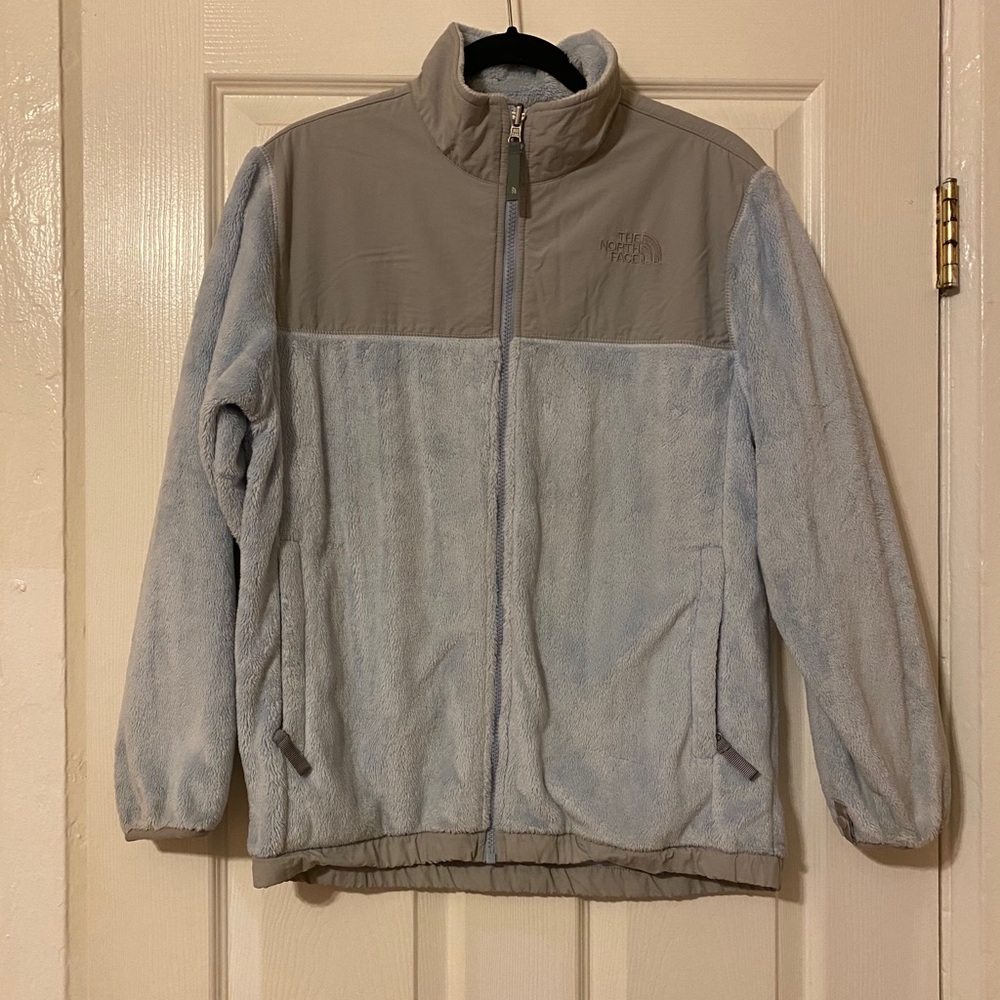THE NORTH FACE LIGHT BLUE JACKET